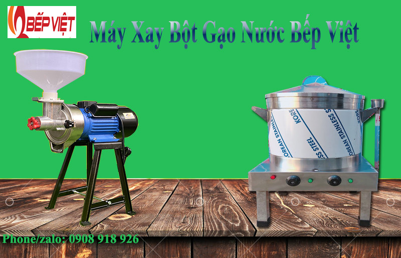 Máy xay bột gạo nước làm bánh cuốn chuyên nghiệp
