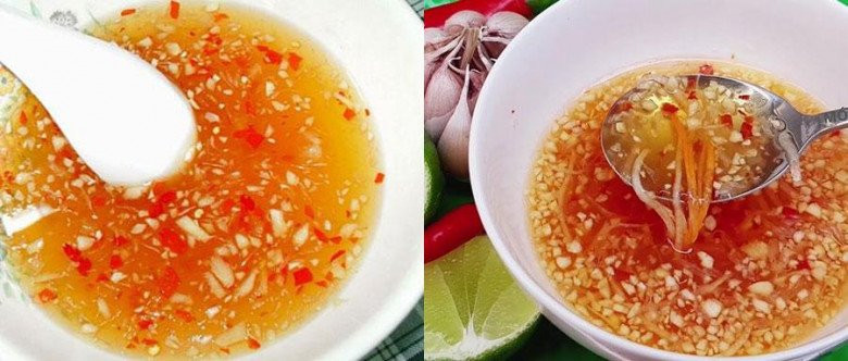 Nguyên liệu cơ bản để pha nước chấm tỏi ớt chua ngọt cho bánh xèo