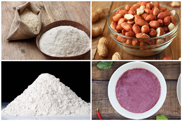Nguyên liệu cơ bản làm bánh đúc lạc truyền thống
