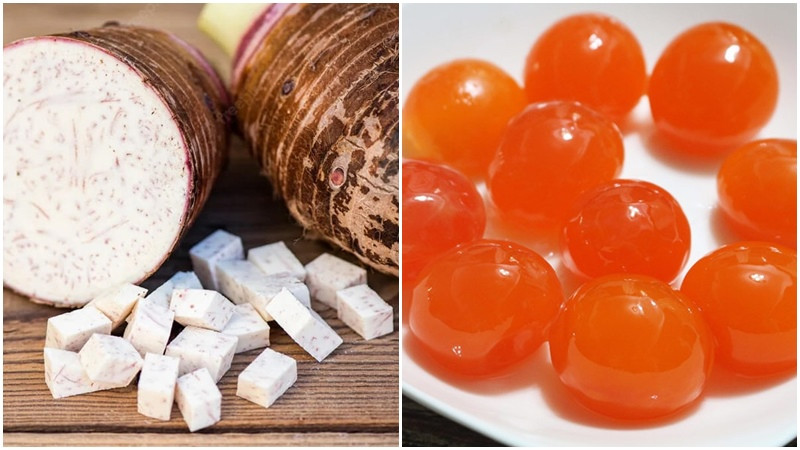 Nguyên liệu phong phú cho bánh trung thu mochi chà bông trứng muối