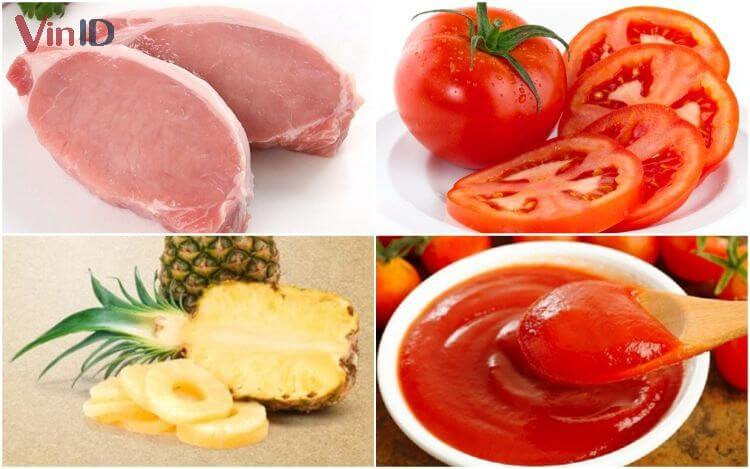 Nguyên liệu tươi sạch cho công thức sốt bánh mì chả lụa đậm đà hương vị