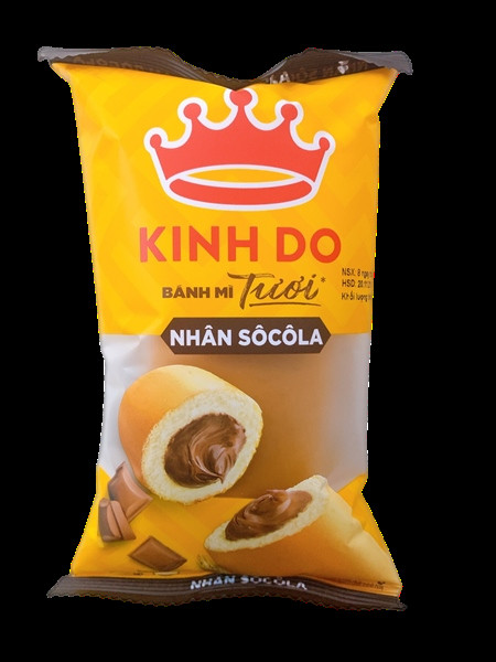 Những chiếc bánh mì ngọt Kinh Đô nhân socola đậm đà, hấp dẫn mọi lứa tuổi
