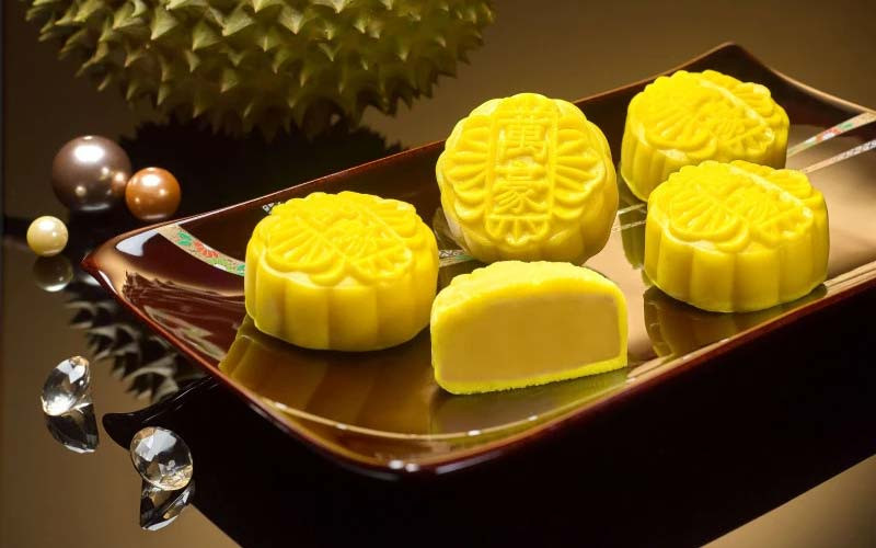 Những chiếc bánh trung thu nhân sầu riêng