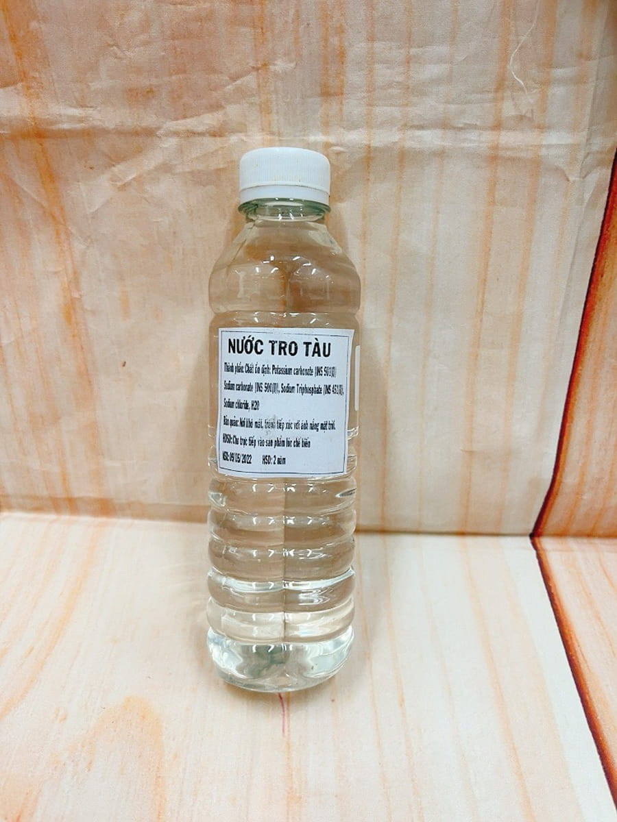 Nước tro tàu truyền thống