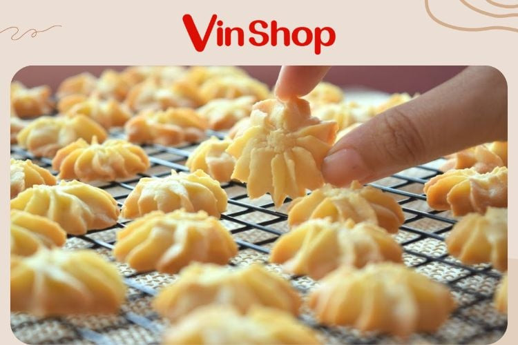 Nướng bánh quy trong nồi chiên không dầu