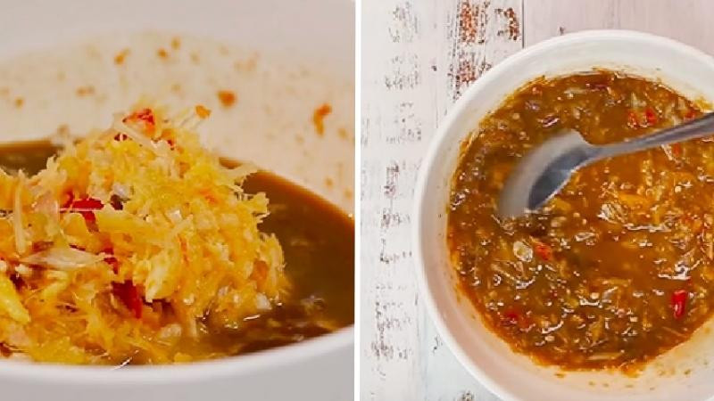 Pha chế nước chấm mắm nêm và nước mắm chua ngọt
