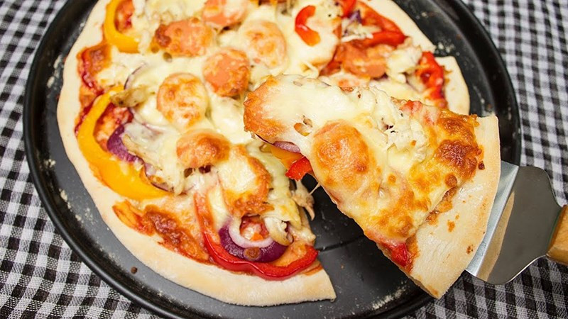 Pizza gà phô mai đậm đà, hấp dẫn mọi lứa tuổi