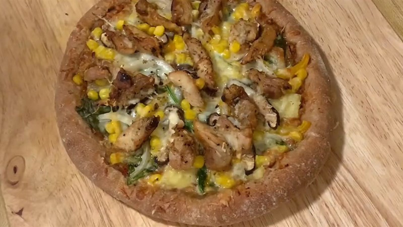 Pizza nguyên cám không nhồi bột, tốt cho sức khỏe