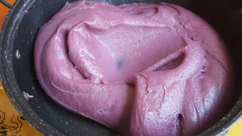 Sên nhân khoai môn cho bánh trung thu mochi