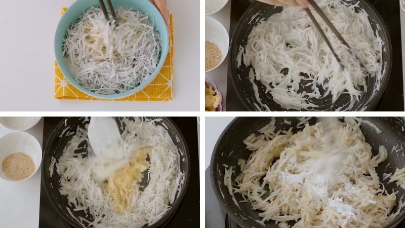 Sên nhân sữa dừa sầu riêng thơm lừng