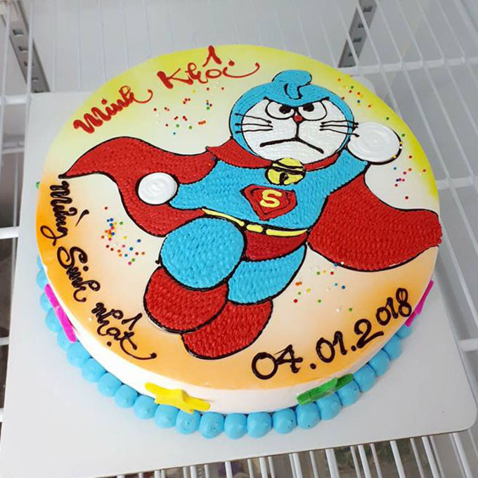 Sự kết hợp giữa Doremon và Superman ngộ nghĩnh mới lạ