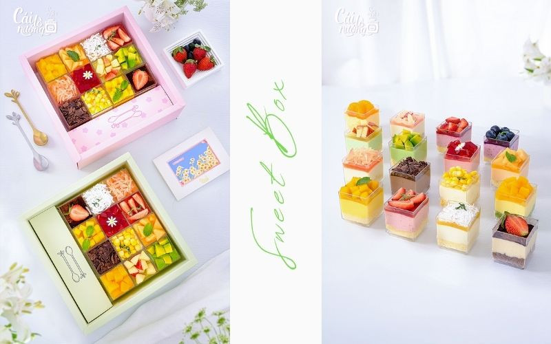 Sweet Box - Set bánh sinh nhật mix vị thơm ngon, hành trình khám phá hương vị