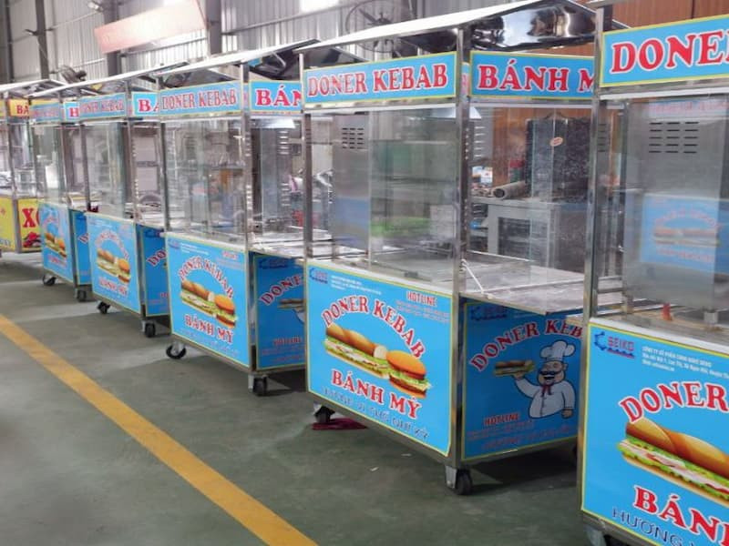 thiết kế tinh tế của xe bánh mì thổ nhĩ kỳ