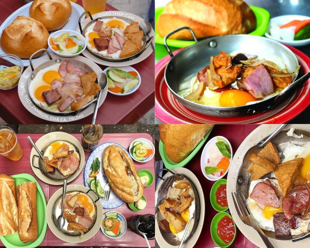 Thực đơn đơn giản nhưng các món bánh mì chảo tại Hòa Mã luôn hấp dẫn