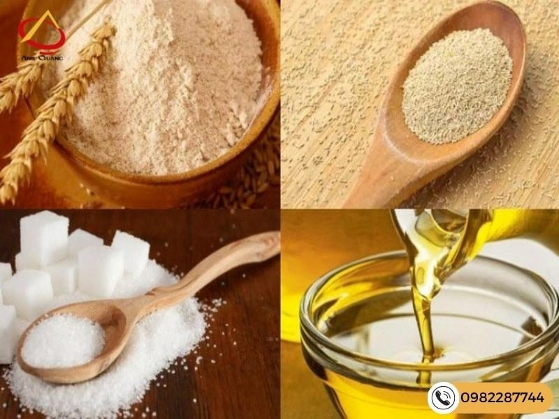 Tổng hợp các nguyên liệu làm bánh mì tươi cần thiết