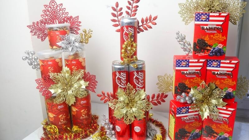 Tráp bánh kẹo Tết đẹp mắt và ấn tượng