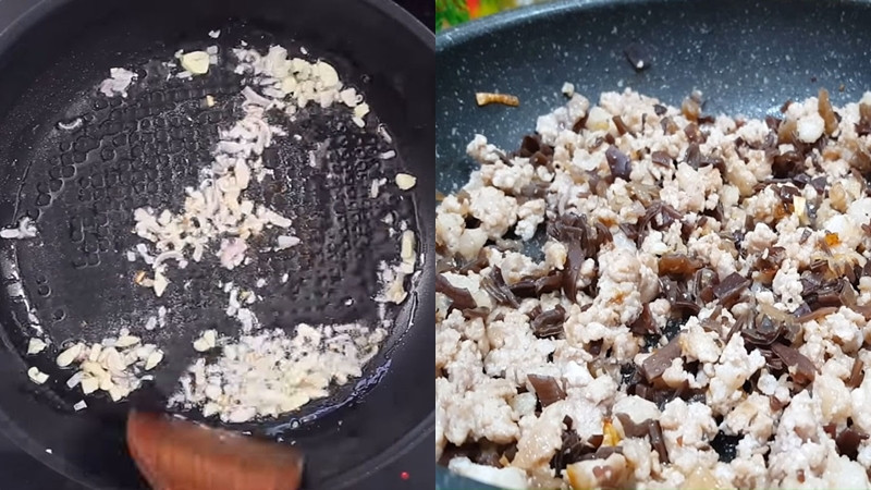 Xào nhân thịt nấm đậm đà cho công thức bánh răng bừa Thanh Hóa