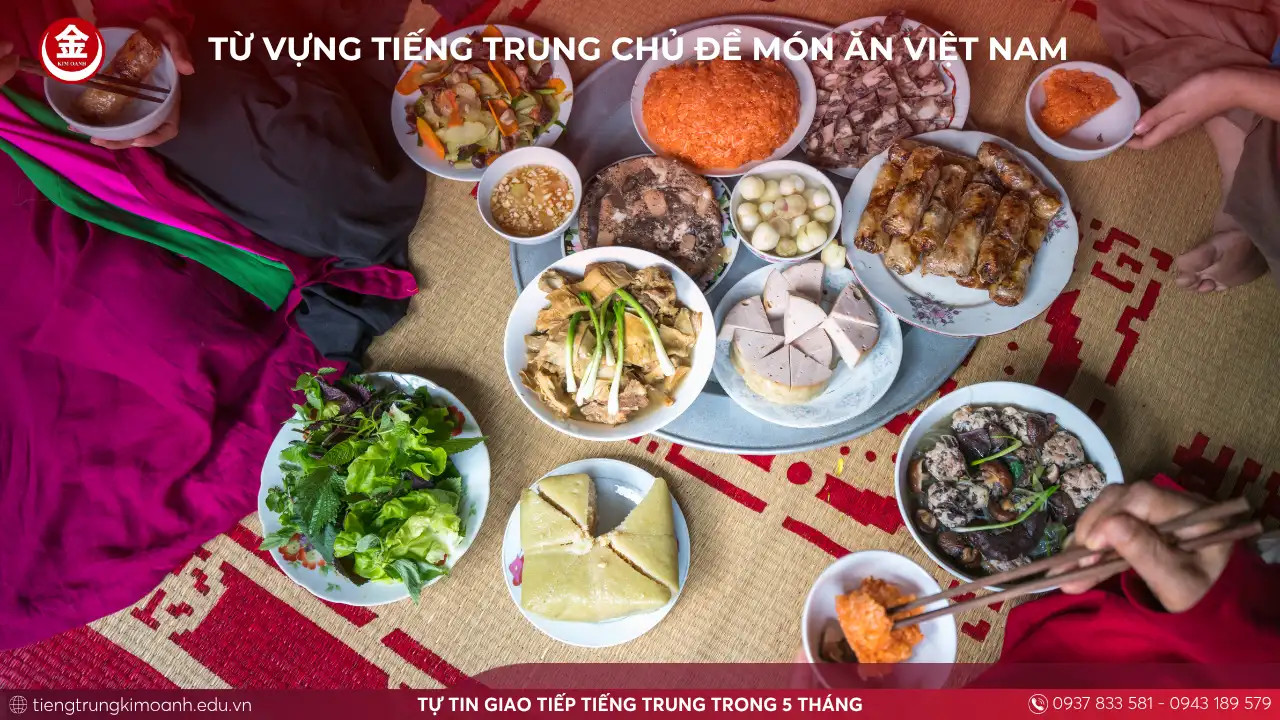 Ẩm thực Việt Nam với từ vựng tiếng Trung