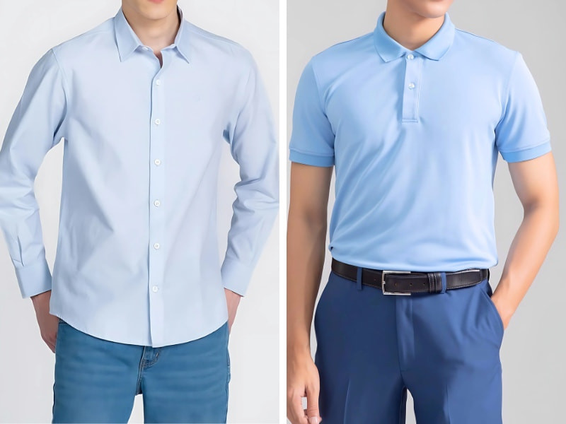 Áo sơ mi và áo thun nam cao cấp, quà tặng sinh nhật bạn trai giúp chàng luôn lịch lãm và tự tin.