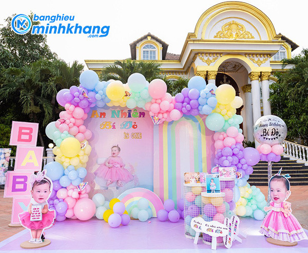 Background sinh nhật bé gái An Nhiên