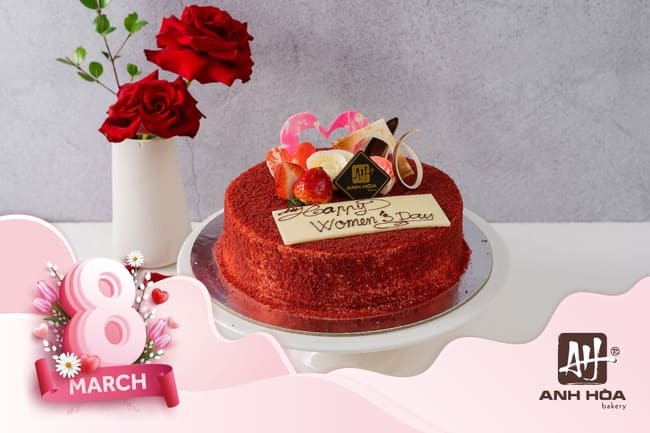 Bảng hiệu Anh Hòa Bakery, một trong những địa chỉ bánh kem uy tín hàng đầu