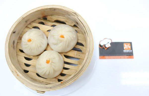 bánh bao hấp bằng bột nở