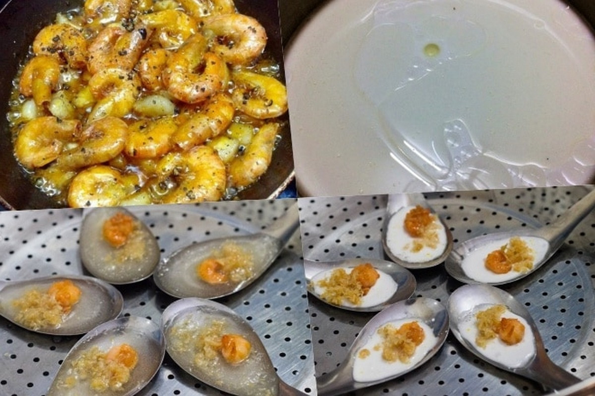 Bánh bột lọc hấp bằng muỗng tiện lợi