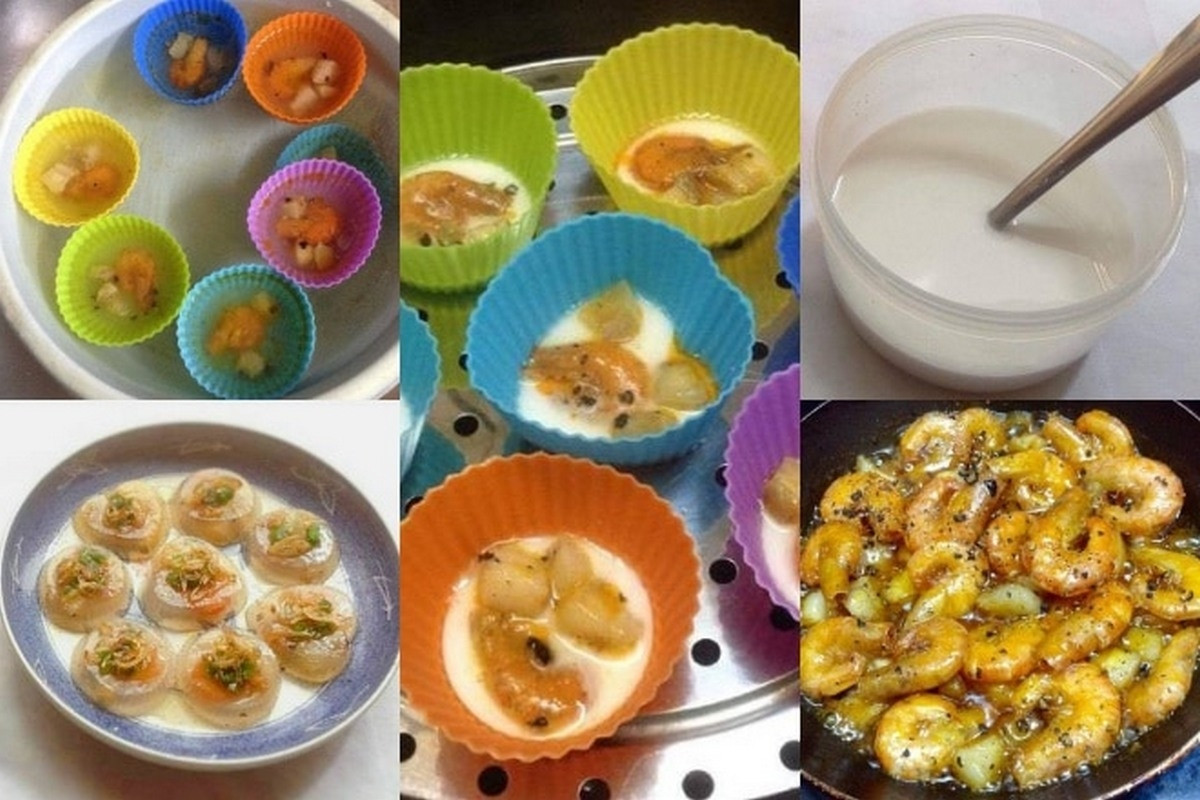 Bánh bột lọc hấp khuôn silicon tiện lợi