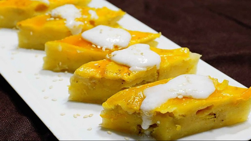 Bánh chuối hấp dẻo thơm, béo ngậy làm bằng nồi cơm điện