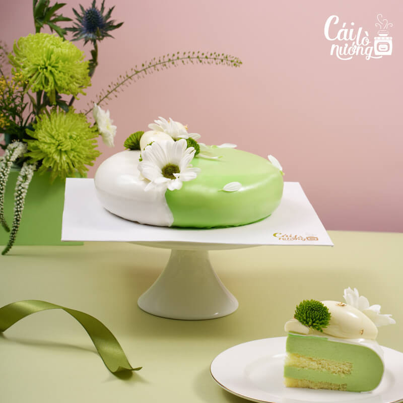 Bánh Entremet Bơ Hoa Cúc Avocado Daisy đẹp mắt, hương vị độc đáo
