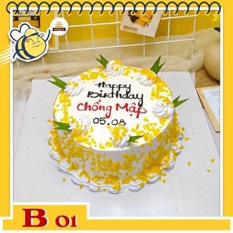 Bánh kem bắp đơn giản tặng cha