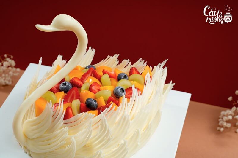 Bánh kem bắp thiên nga, một lựa chọn bánh sinh nhật độc đáo cho bạn trai