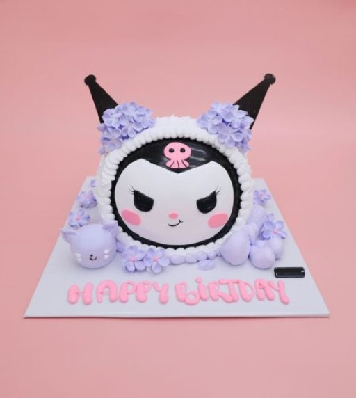Bánh kem Kuromi 3D tạo hình độc đáo, chân thực
