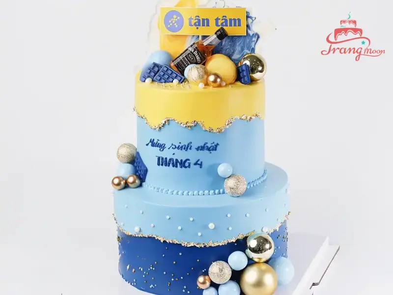 Bánh kem mừng sinh nhật công ty sáng tạo, chuyên nghiệp