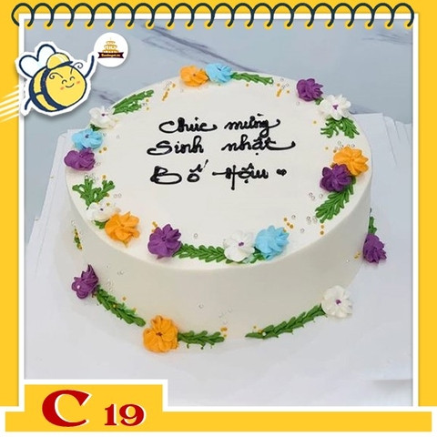 Bánh kem tặng cha phong cách Hàn Quốc