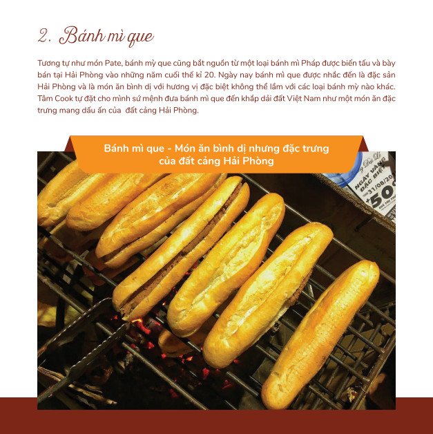 Bánh mì que Hải Phòng, món ăn vặt quen thuộc của người dân đất Cảng