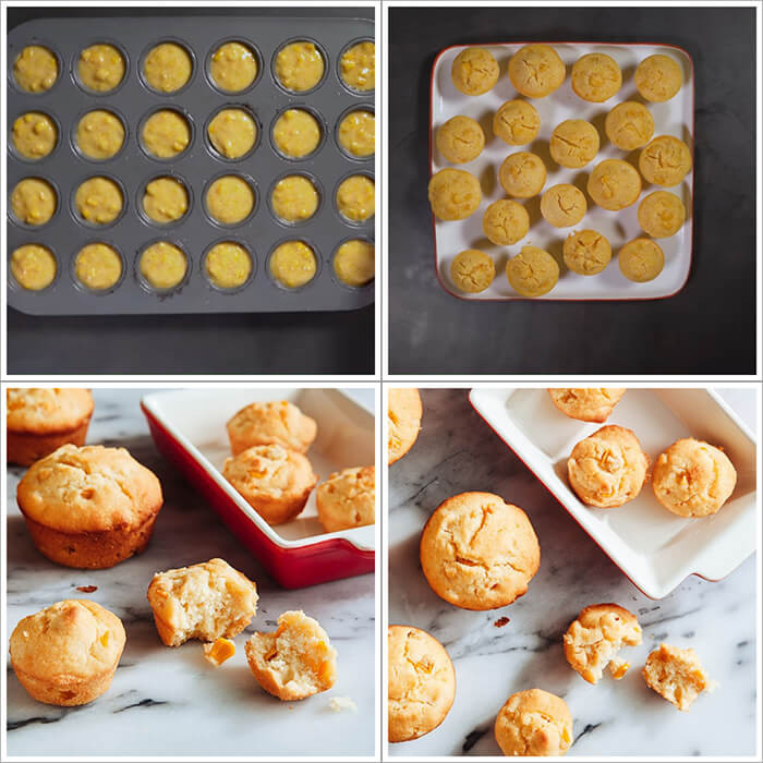 Bánh muffin bắp vàng óng, một lựa chọn tuyệt vời khi làm bánh đơn giản từ bột bắp