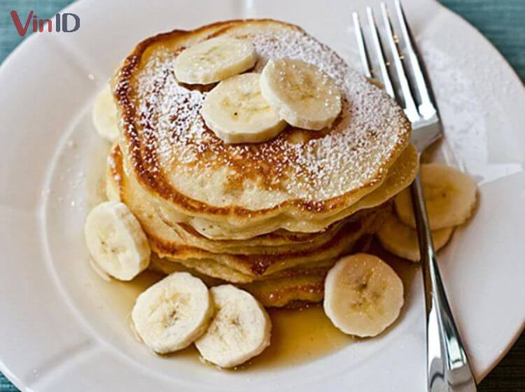 Bánh pancake chuối yến mạch healthy và ngon miệng