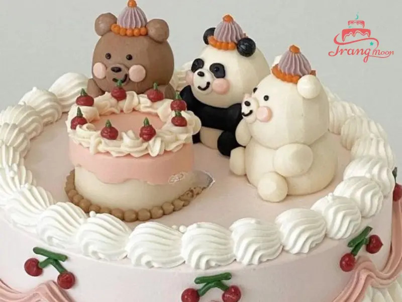 Bánh sinh nhật ba chú gấu We Bare Bears