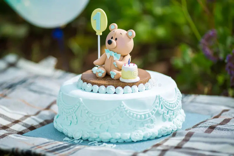 Bánh sinh nhật bé trai chủ đề động vật