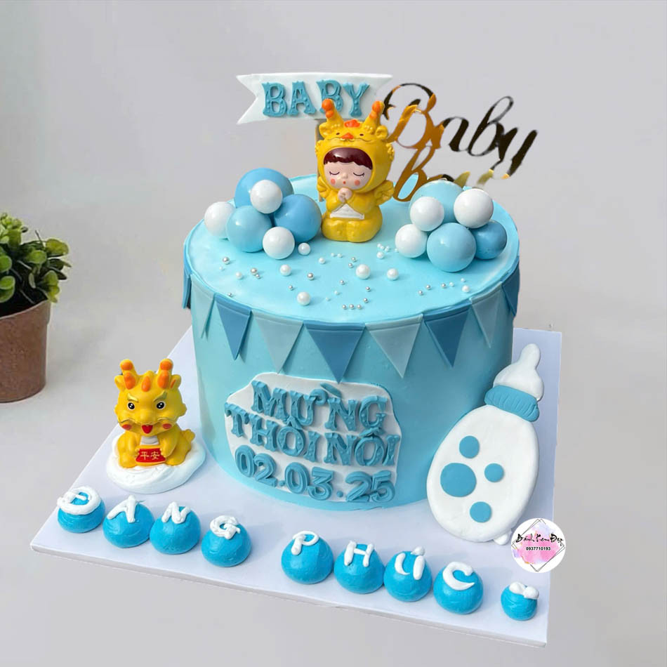 Bánh sinh nhật bé trai tuổi Thìn