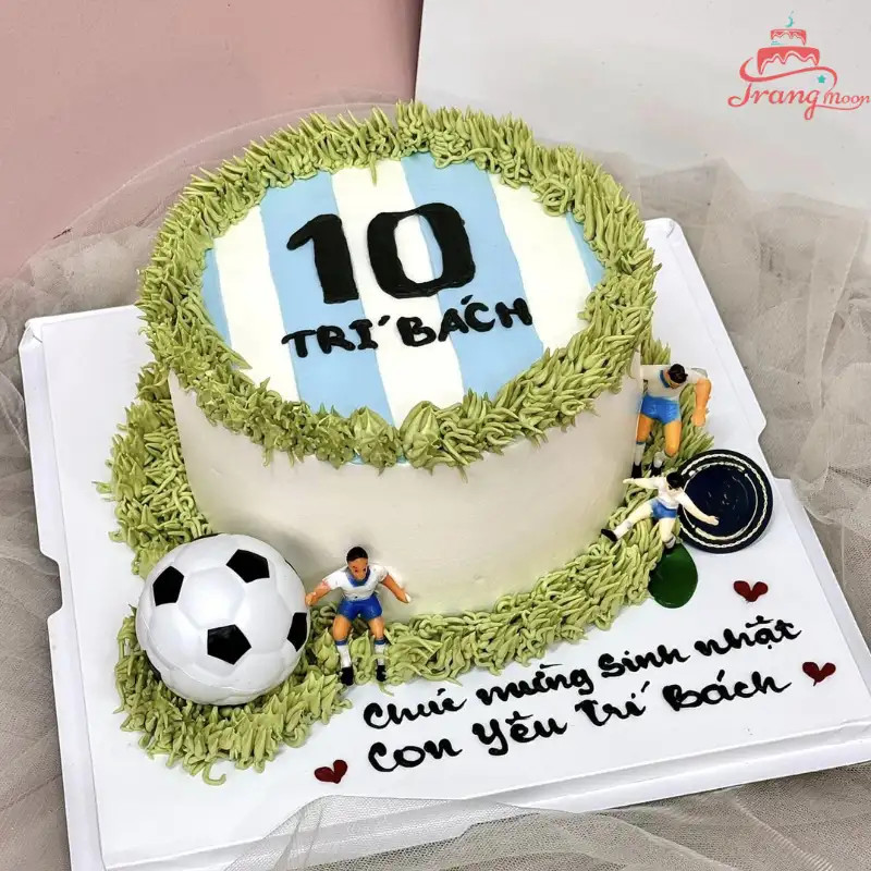 bánh sinh nhật bóng đá Messi