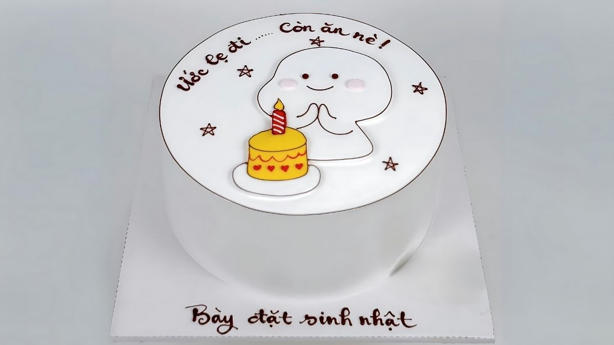 Bánh sinh nhật độc đáo hài hước