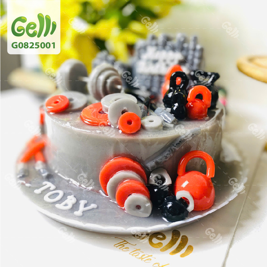 Bánh sinh nhật rau câu dành cho Gymer