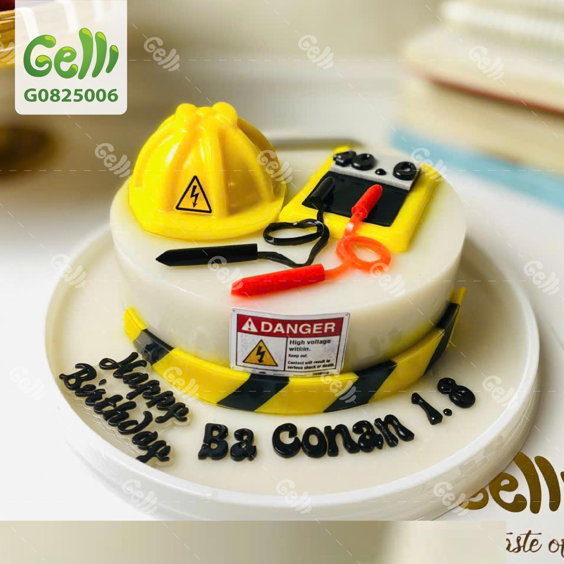 Bánh sinh nhật rau câu ngành điện độc đáo