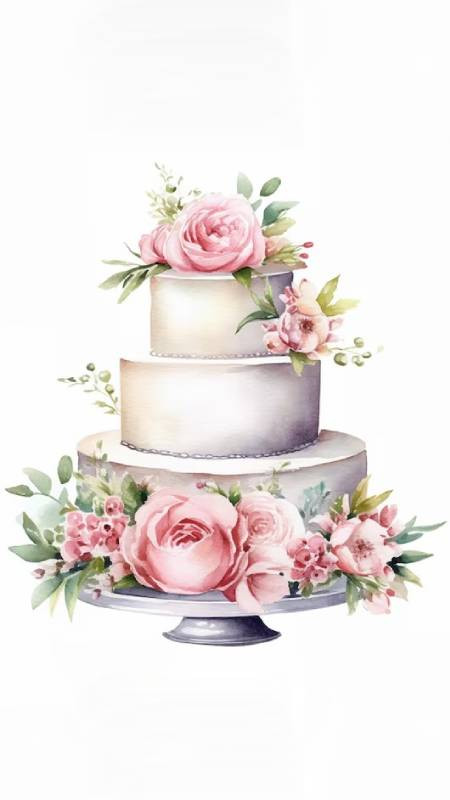 Bánh sinh nhật vẽ tay nghệ thuật