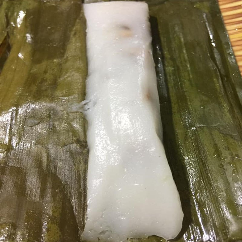Bánh tẻ thơm ngon sau khi hấp