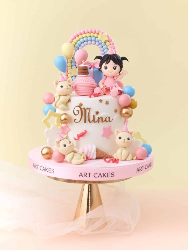 Bánh thôi nôi tuổi mèo tặng bé MINA