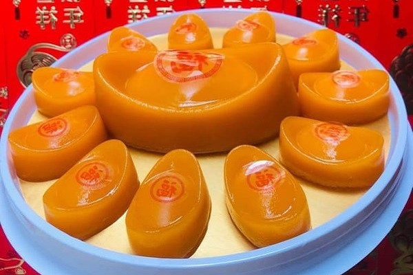 Bánh tổ truyền thống của người Hoa với hình dáng đẹp mắt