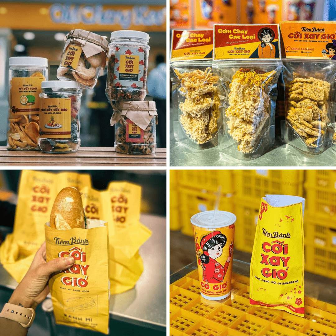 Bao bì retro độc đáo, chỉ có tại tiệm bánh Cối Xay Gió